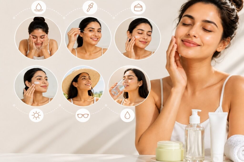 skincare routine for glowing skin