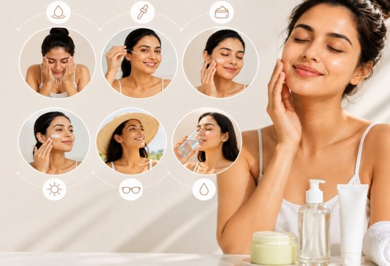 skincare routine for glowing skin